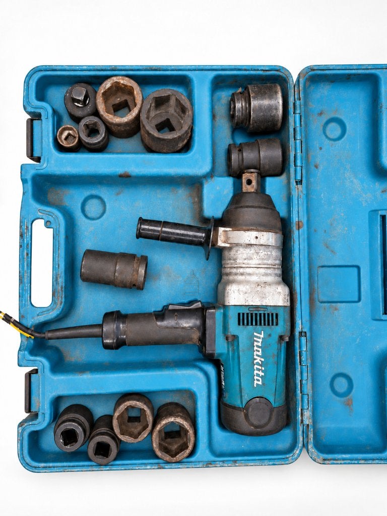 Makita — Professionele slagmoersleutel met snoer, Ophalen of Verzenden, Gebruikt