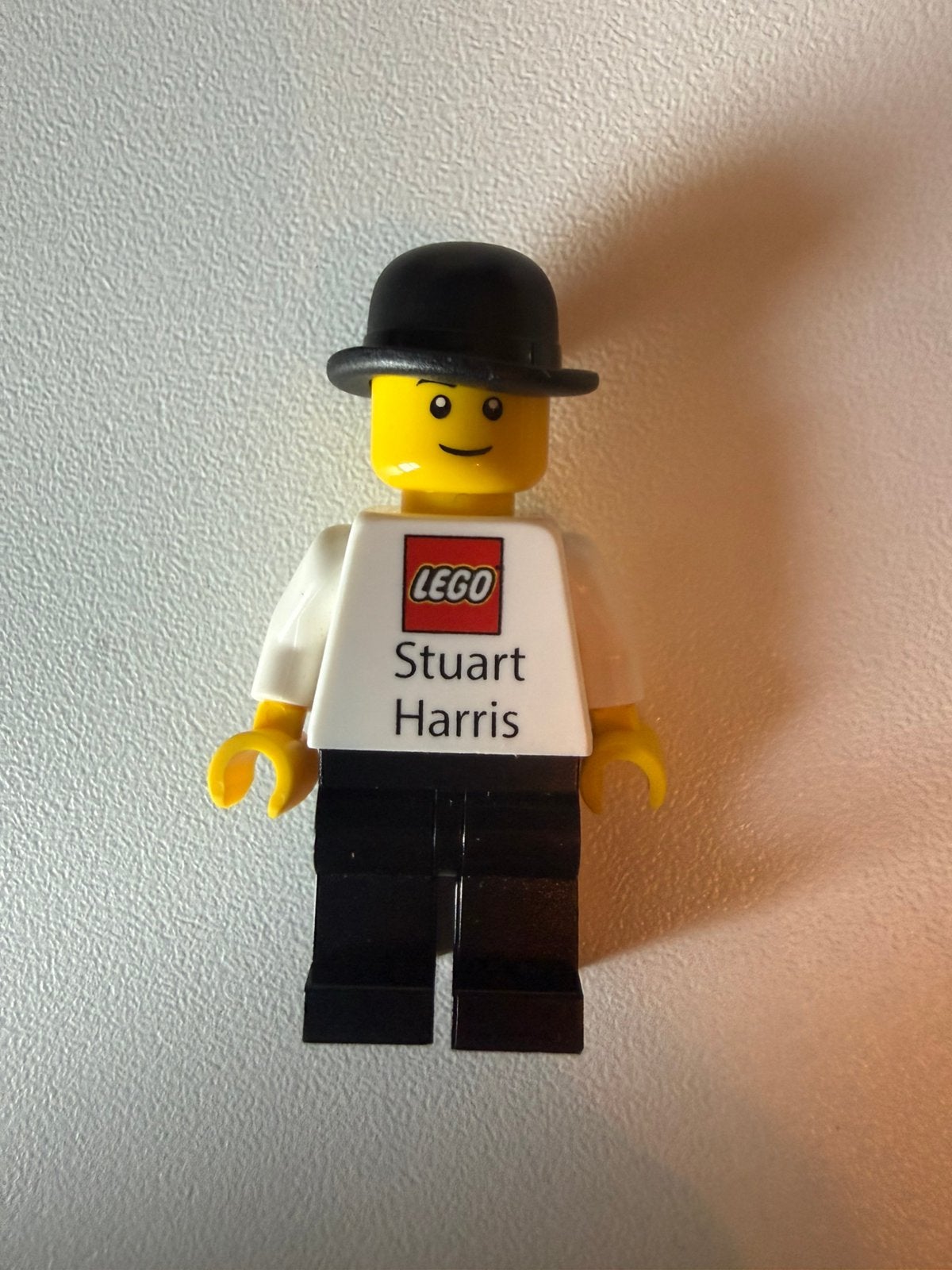 Zeldzame LEGO Stuart Harris Employee Business Card Minifigur, Lego, Ophalen of Verzenden, Minifiguren serie, Minifiguur