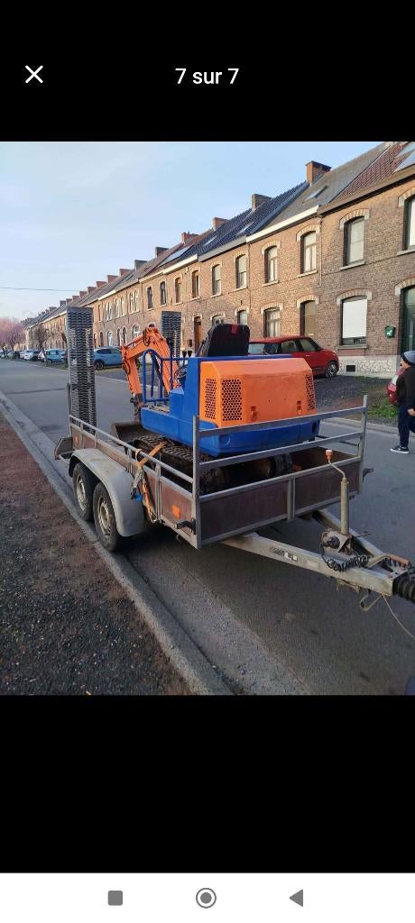 Mini pelle kubota, Articles professionnels, Enlèvement, Excavatrice