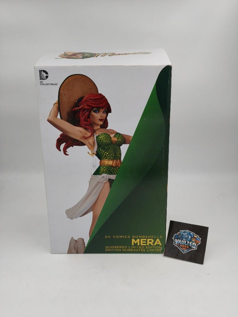Statue Mera Bombshells DC Collectibles Limited, Enlèvement ou Envoi, Comme neuf, Film, Statue, Réplique ou Modèle