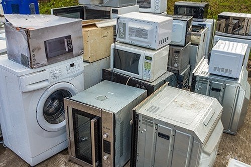 wij halen gratis je electro op wasmachines tot keukengerei, Ophalen