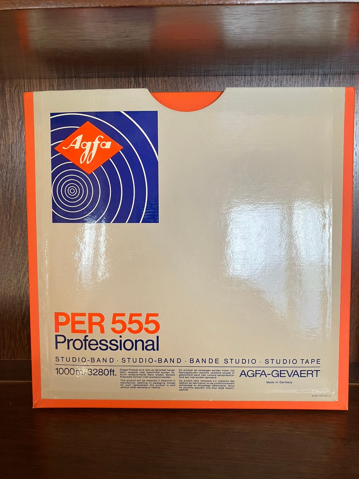 vintage Agfa-Gevaert PRO 555 Professionals, Enlèvement