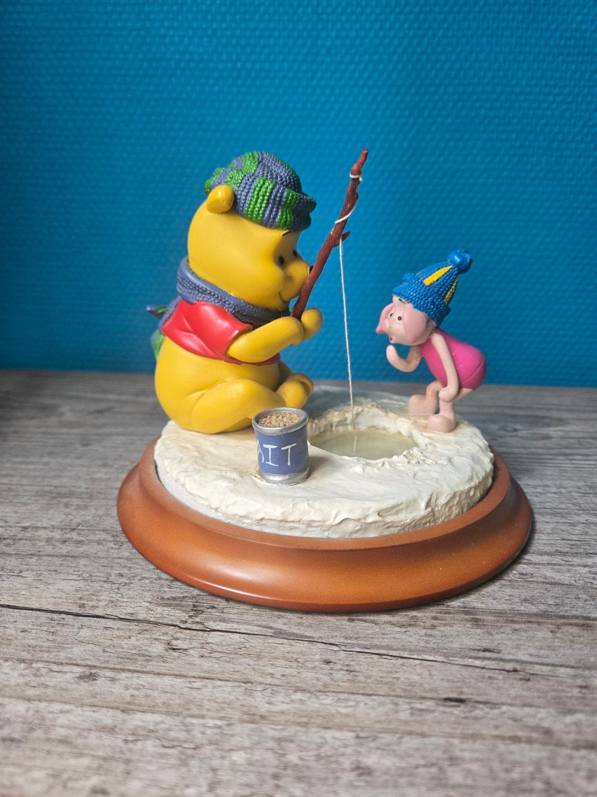 Disney winnie the pooh en knorretje, Enlèvement ou Envoi, Winnie l'Ourson ou amis, Comme neuf, Statue ou Figurine