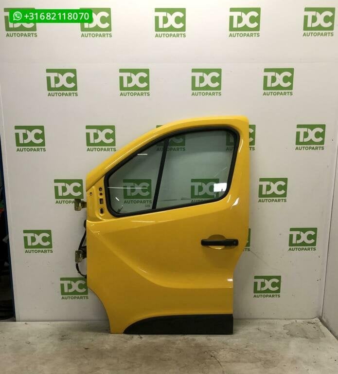 Renault Trafic ('14-'21) Voorportier links geel, Enlèvement ou Envoi, Renault, Utilisé, Porte