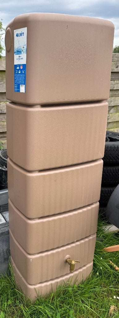 Regenton 330l met kraan, Tuin en Terras, Regentonnen, Ophalen, Kunststof, Met kraantje, 150 liter of meer
