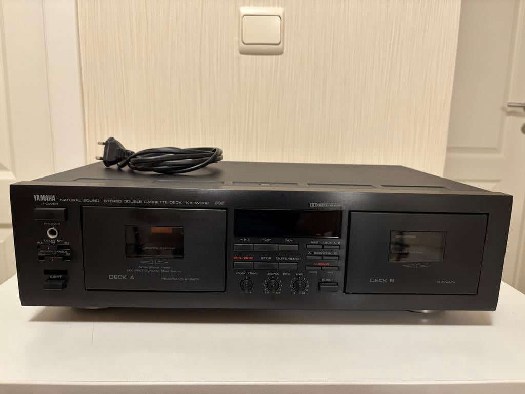 Yamaha KX-W362 double cassettedeck, Ophalen, Dubbel, Tiptoetsen