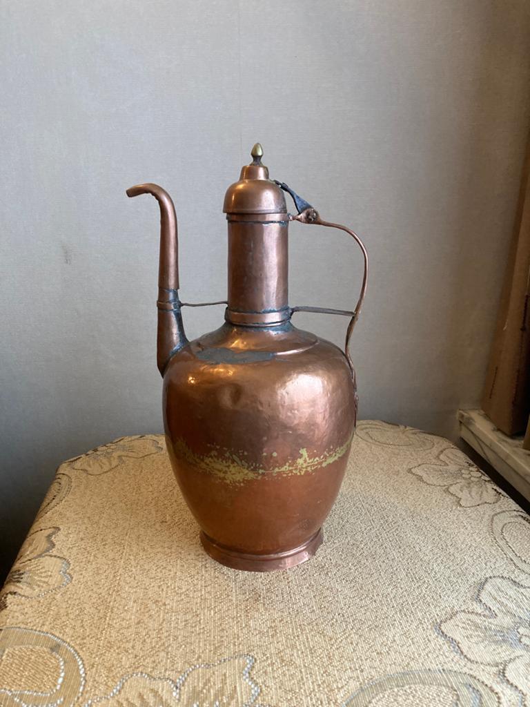 Koperen thee kan, Ophalen, Koper