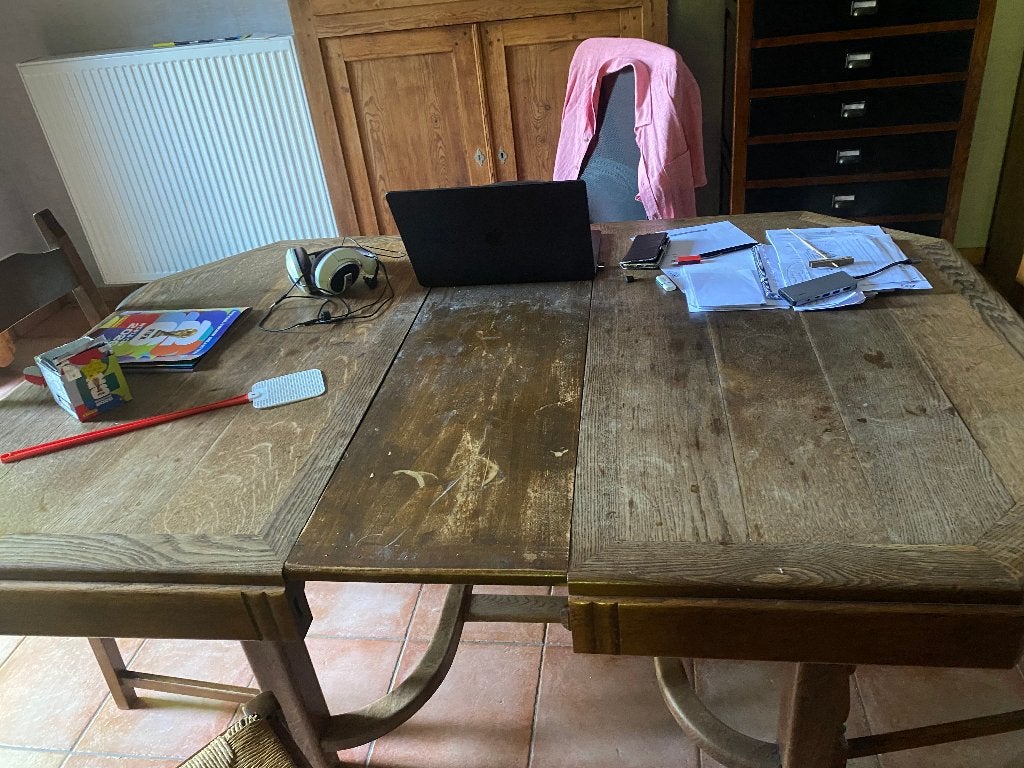 Antieke massief houten boerentafel, Antiek en Kunst, Antiek | Meubels | Tafels, Ophalen