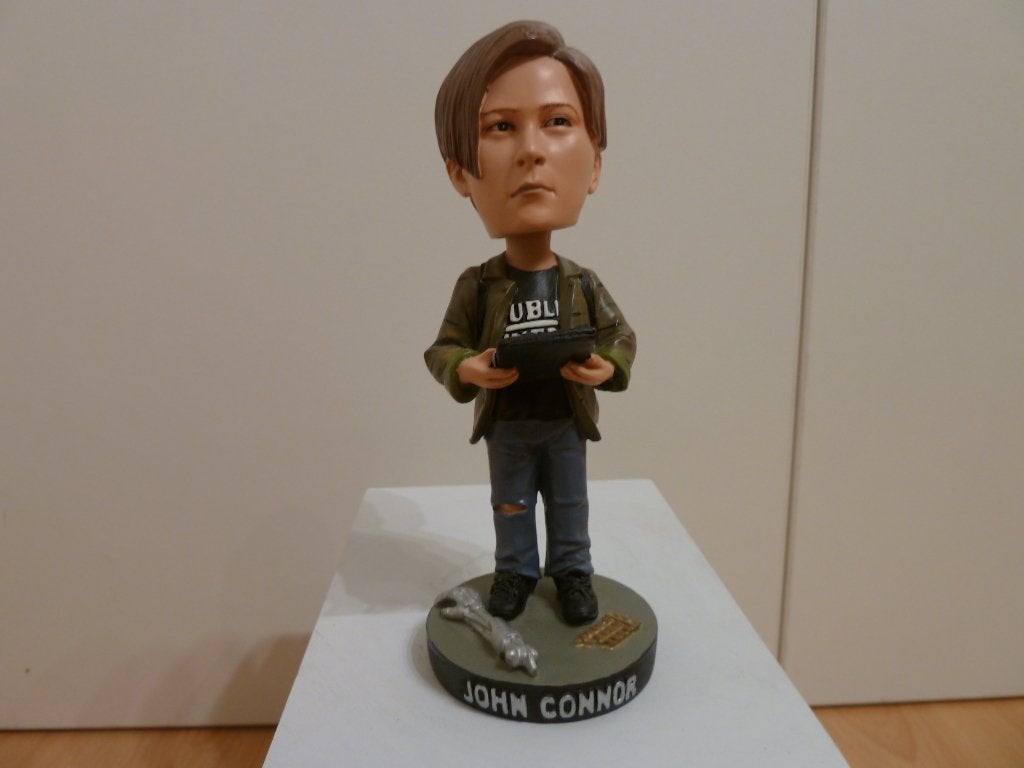 Bobble Head John Connor, Verzamelen, Film en Tv, Ophalen of Verzenden, Zo goed als nieuw, Film, Beeldje, Replica of Model