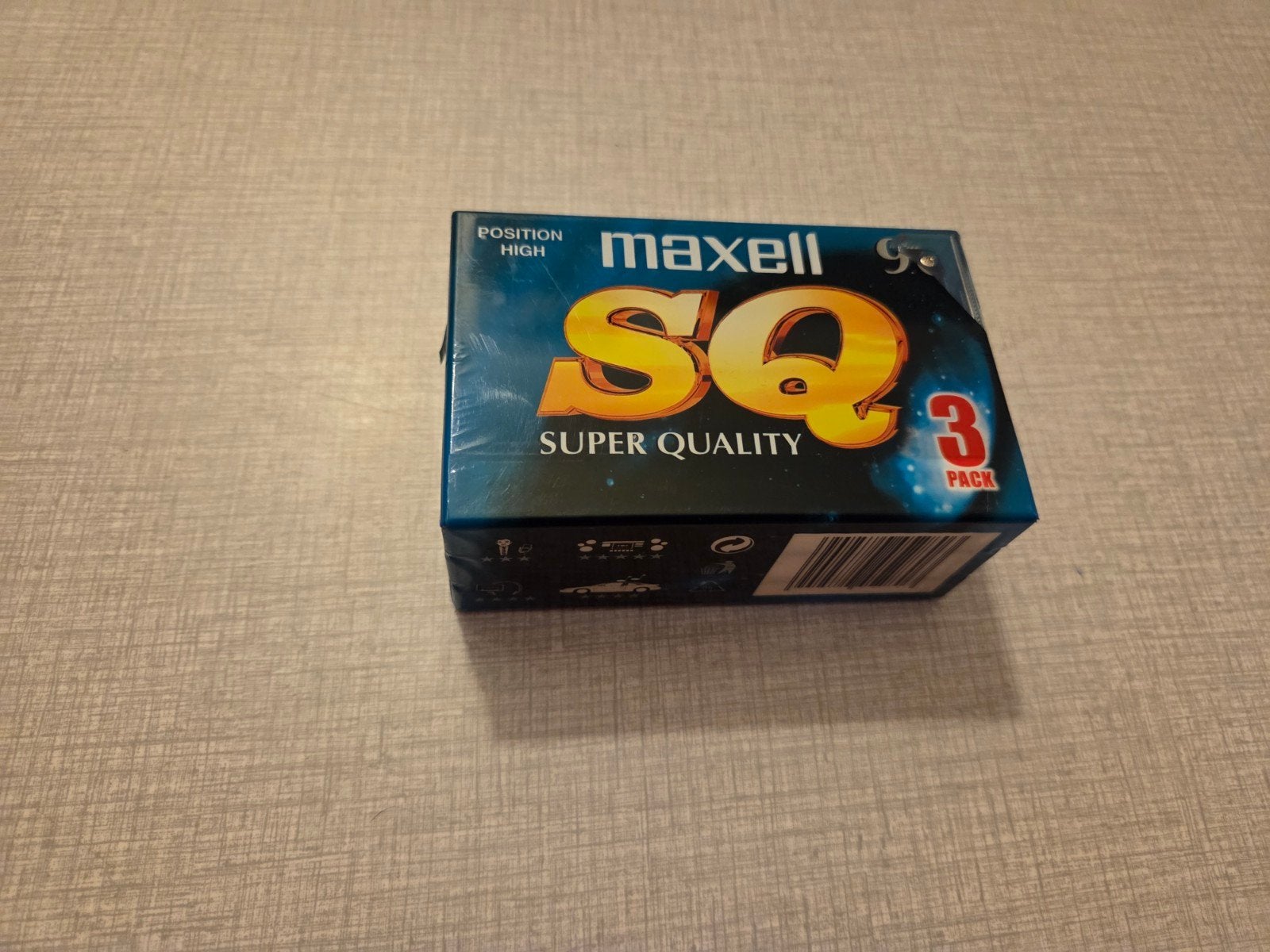 3 x SQ Maxell 90., Ophalen of Verzenden, Nieuw in verpakking, 2 t/m 25 bandjes, Onbespeeld