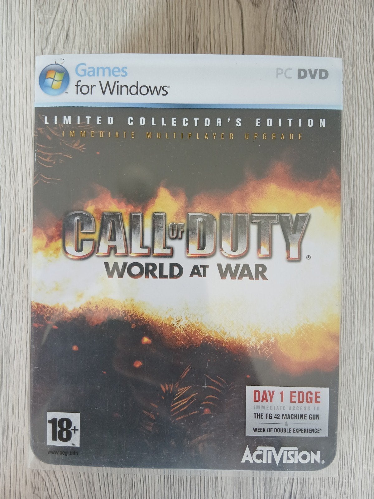 Call of duty - world at war - limited collector's edition, Games en Spelcomputers, Games | Pc, Online, Gebruikt, Vanaf 18 jaar