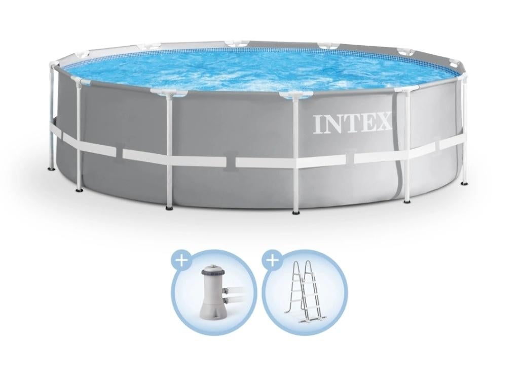 Intex zwembad, Ophalen, Gebruikt, 80 tot 120 cm, Rond