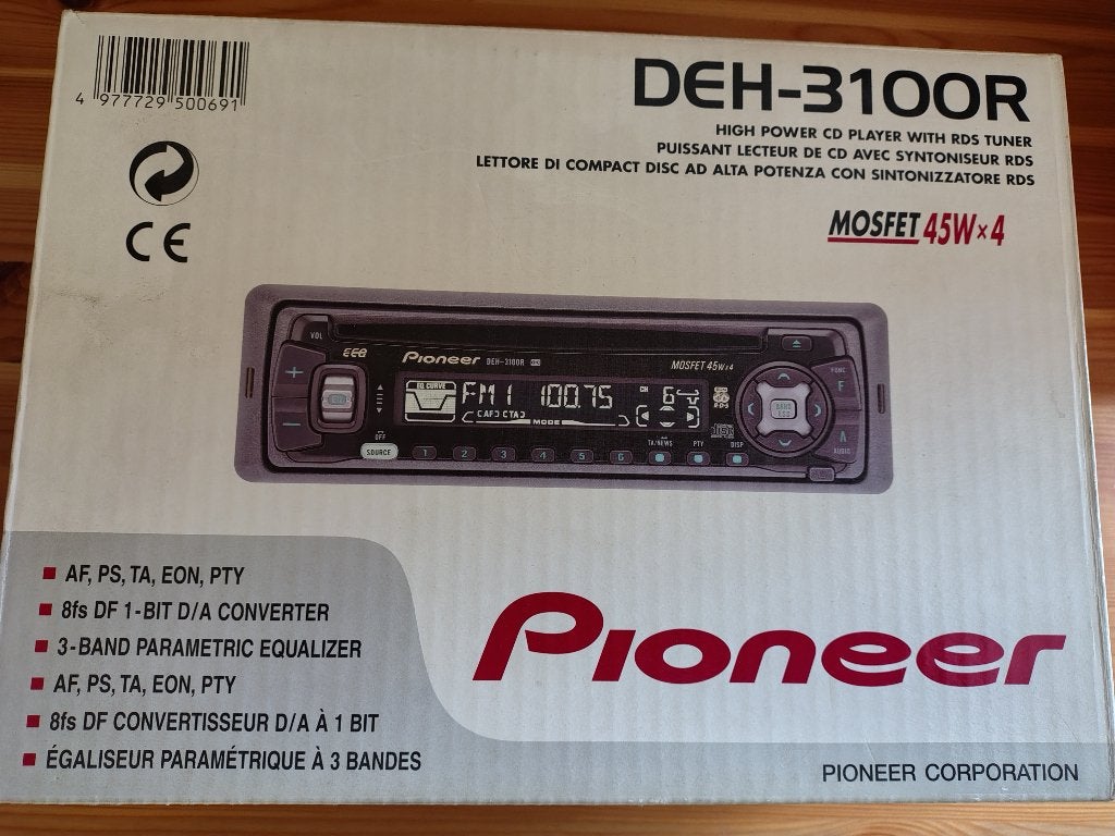 Pioneer DEH-3100R Autoradio, Enlèvement ou Envoi, Utilisé