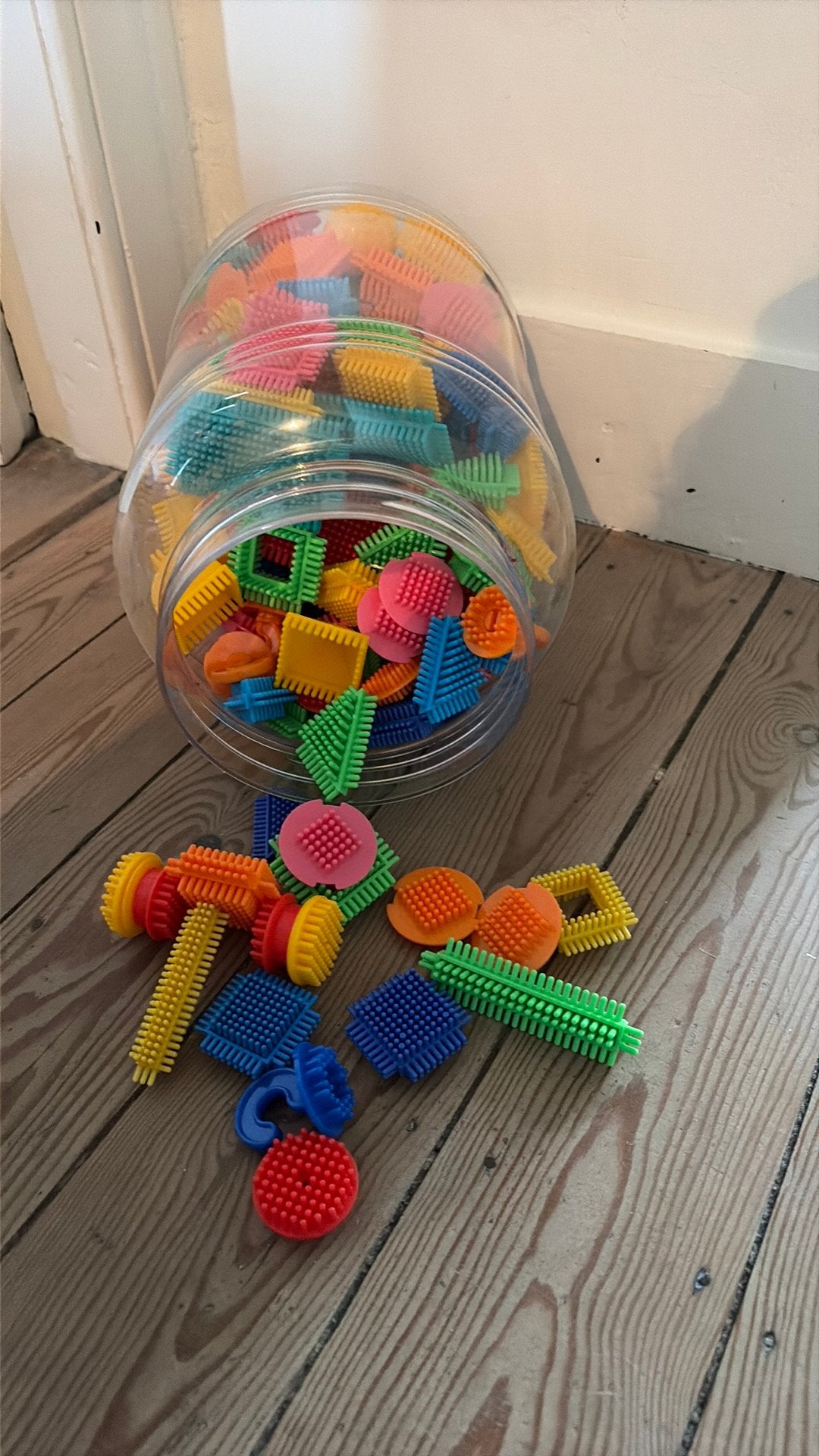 Doos Bouwblokken, Kinderen en Baby's, Ophalen, Zo goed als nieuw