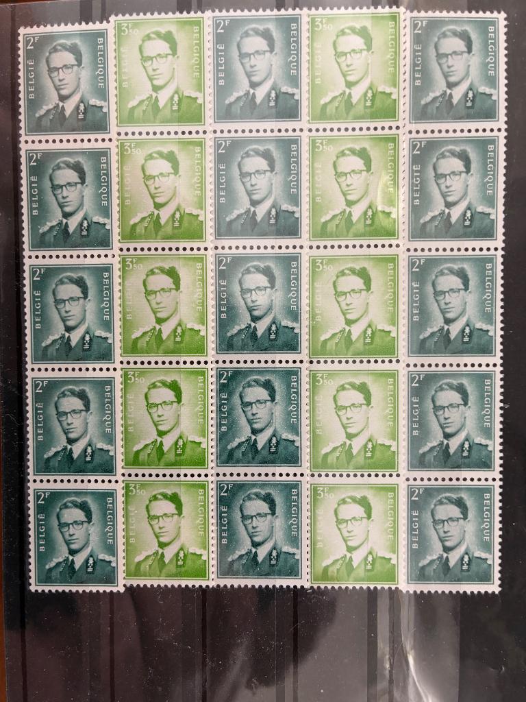 Belgie rolzegels xx postfris, Verzenden, Postfris, Roltandingzegel, Postfris