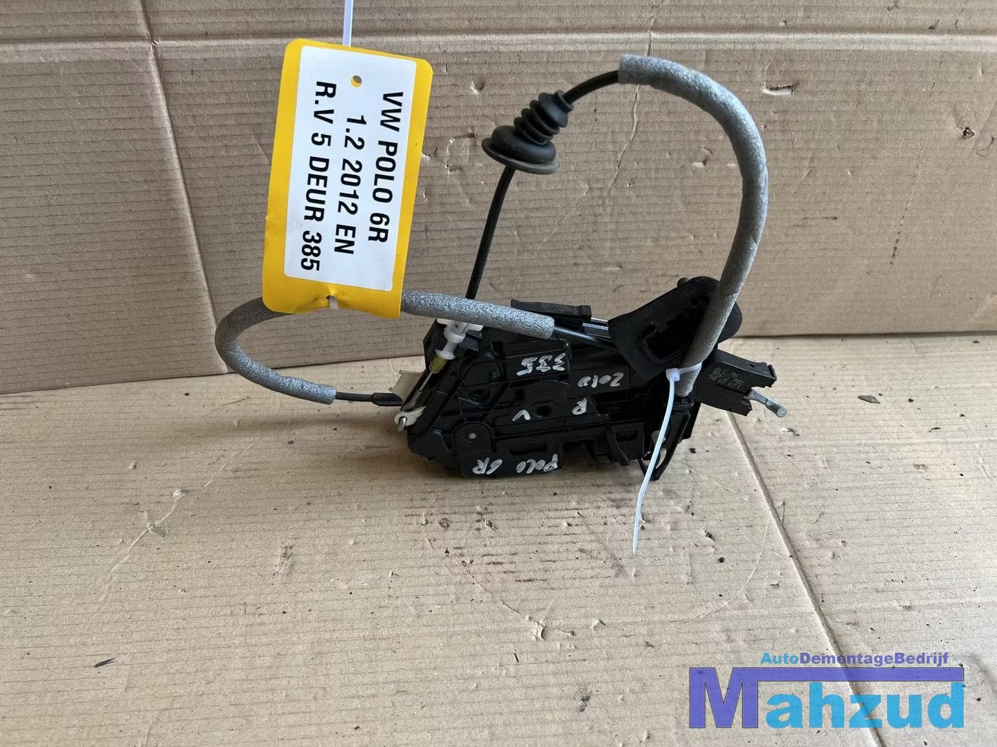 VW POLO 6R 5 deurs rechts voor deurslot 2009-2016, Gebruikt, Volkswagen, Volkswagen AG, Vw@volkswagen.de