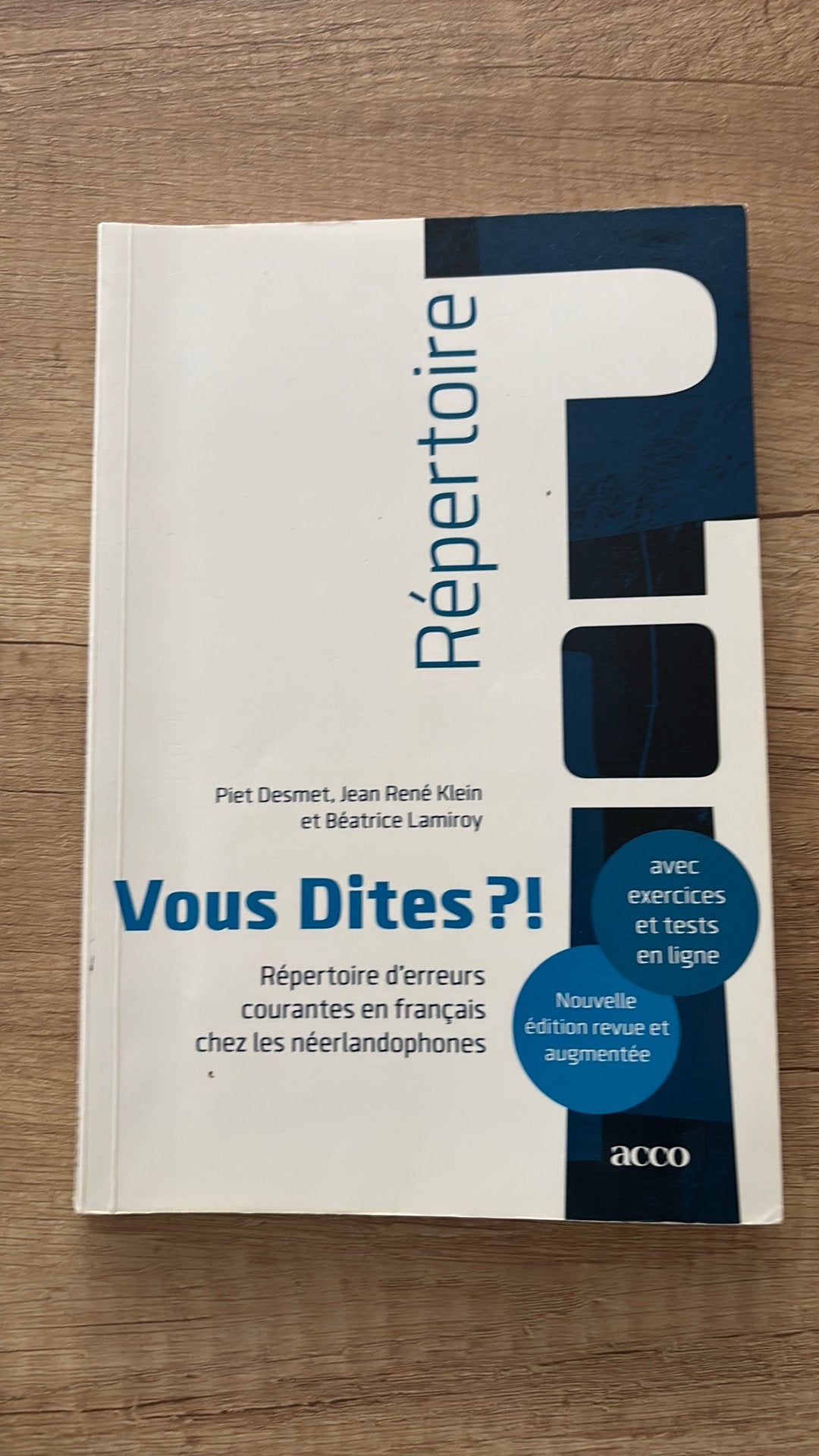 Piet Desmet - Vous Dites ?!, Livres, Langue | Français, Enlèvement