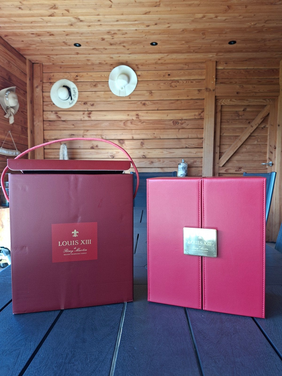Coffret Remy Martin Louis XIII Champagne vin Cognac caisse C, Ophalen, Zo goed als nieuw, Frankrijk, Champagne