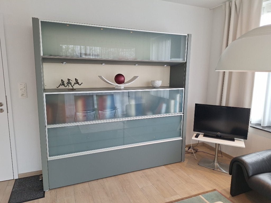 Prachtig design wandmeubel B&B Italia Domus, Huis en Inrichting, Kasten | Buffetkasten, Zo goed als nieuw, 150 tot 200 cm, 200 cm of meer