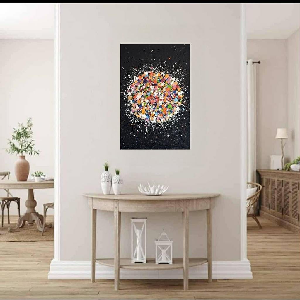 Couleurs du printemps, Antiquités & Art, Art | Peinture | Abstraite, Enlèvement