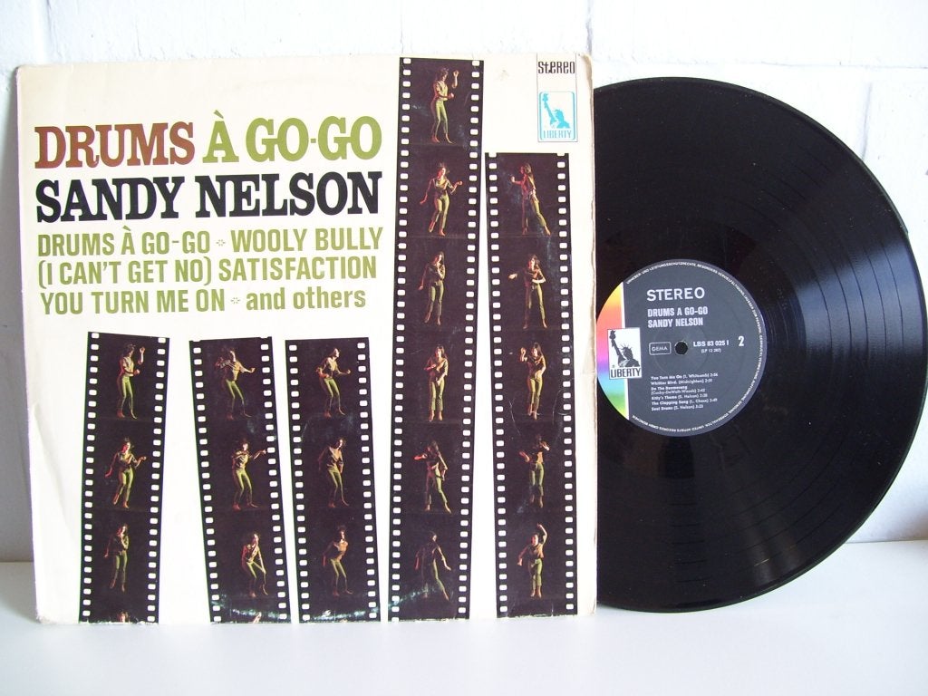 SANDY NELSON  drums a go-go, Rock 'n' roll, Utilisé, LP, 12 pouces