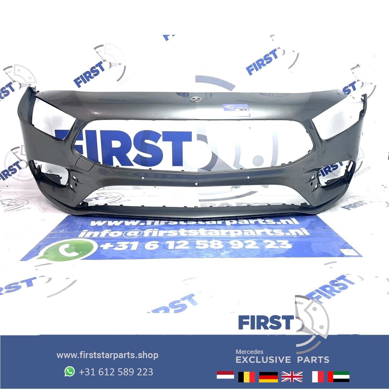 W177 VOORBUMPER AMG LINE Mercedes A Klasse BUMPER 2018-2024, Gebruikt, -, Voor, Ophalen of Verzenden