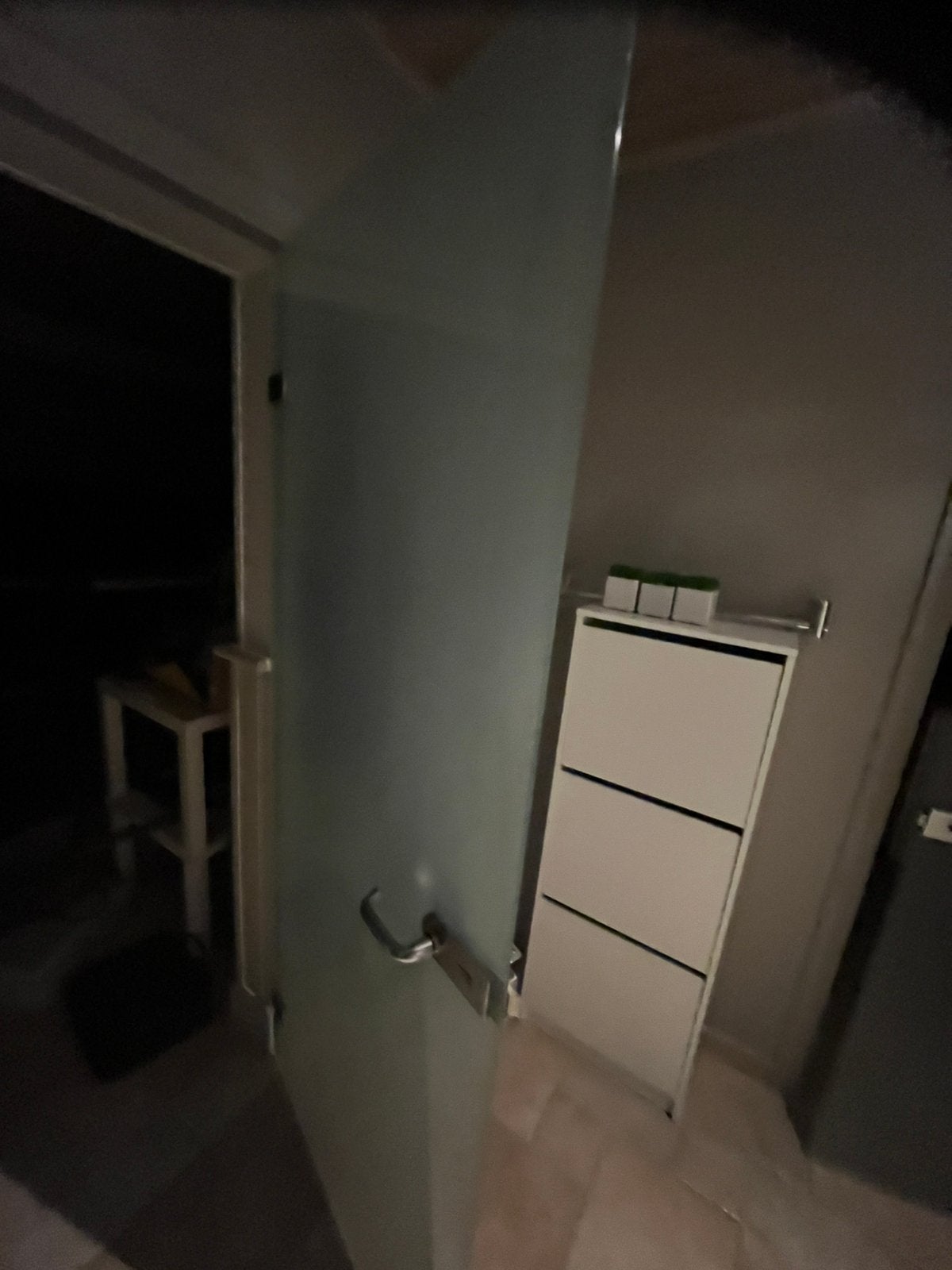 Glazen binnen deur, Doe-het-zelf en Bouw, Ophalen, Zo goed als nieuw
