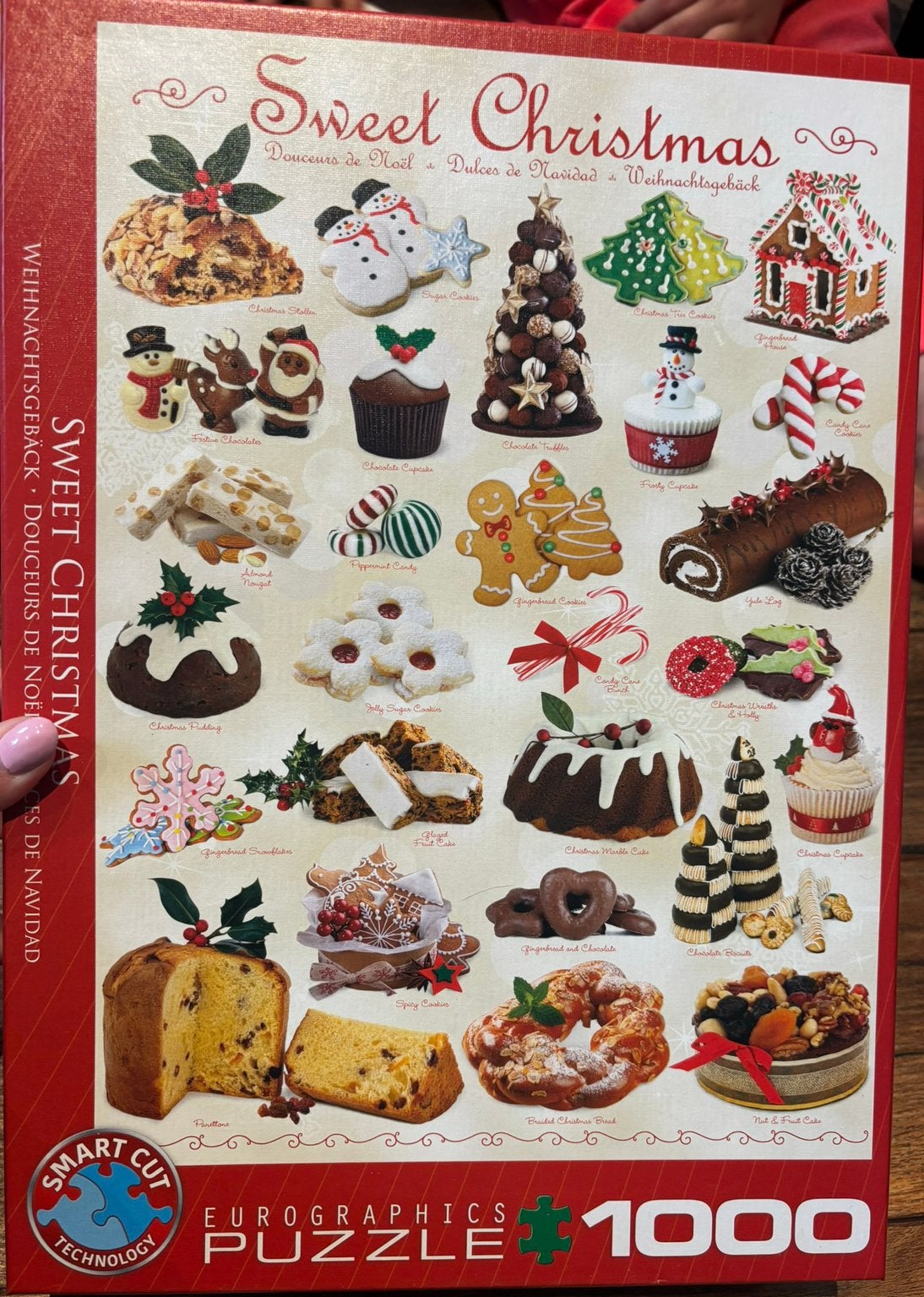Eurographics Legpuzzel 1000 stukken - Sweet Christmas, Ophalen of Verzenden, Zo goed als nieuw, Legpuzzel