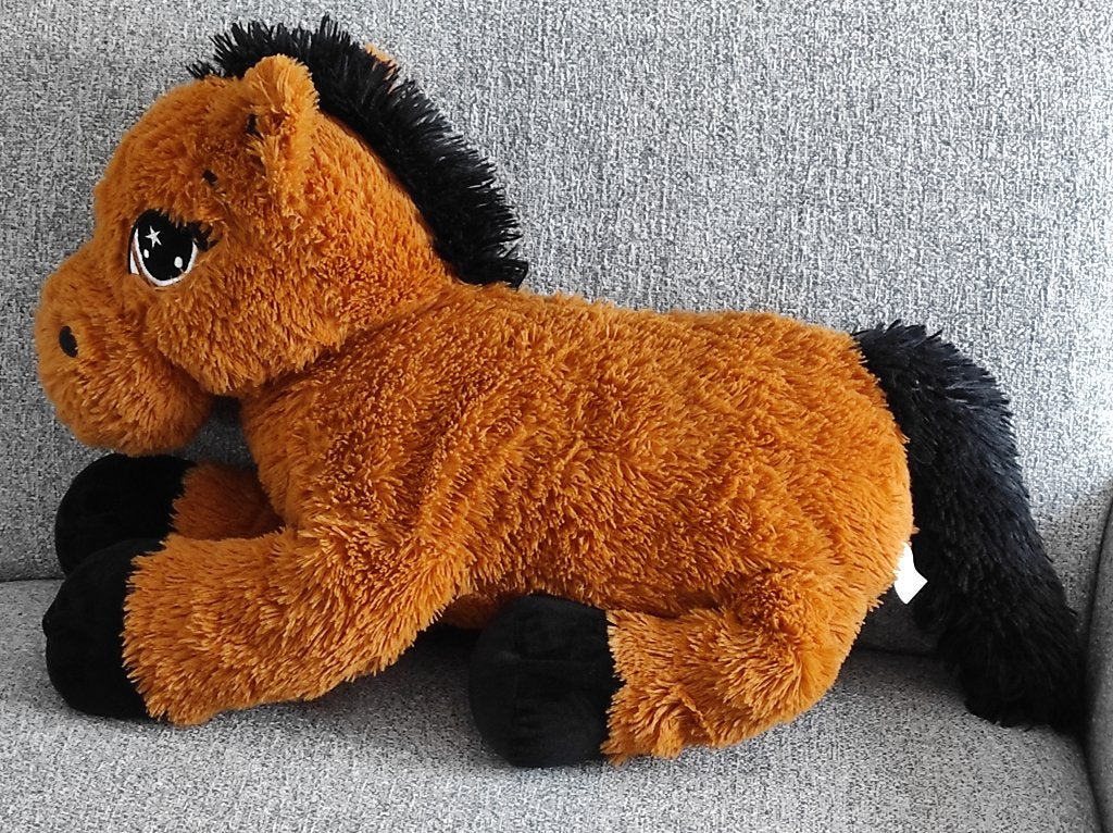 knuffel: liggend paard, Ophalen of Verzenden, Zo goed als nieuw, Paard