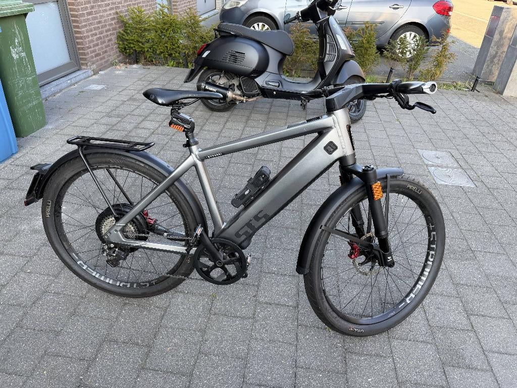 Stromer ST5 ABS Sport- 875 km - Batterie NEUVE - état nikkel, Neuf, Moins de 47 cm, 50 km par batterie ou plus, Enlèvement