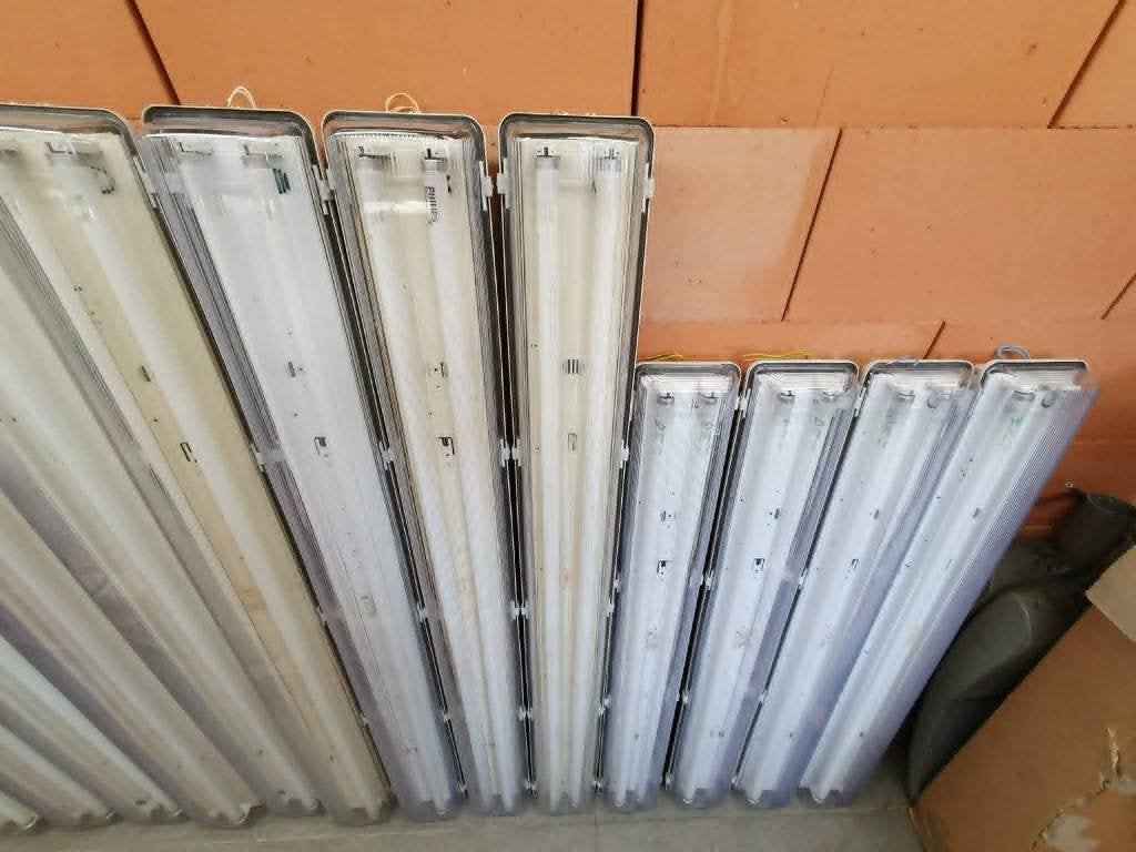Waterdichte armaturen tl lampen, Doe-het-zelf en Bouw, Ophalen, Gebruikt, Lamp