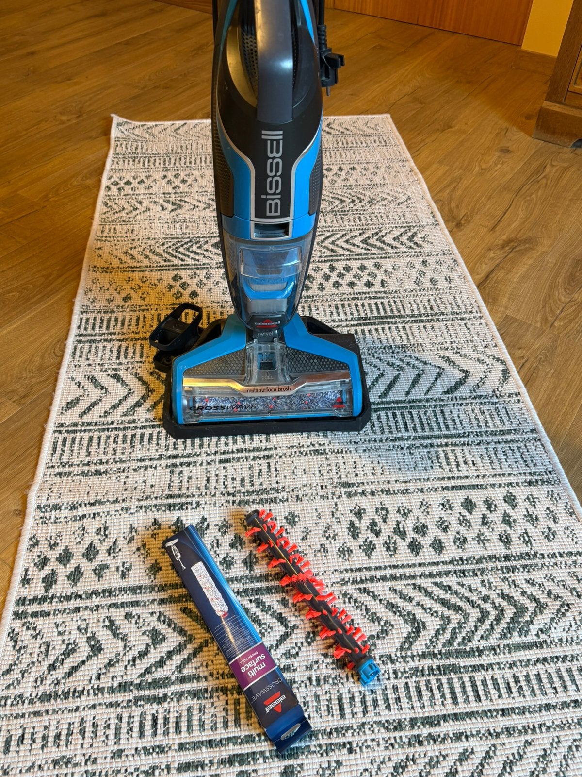 Aspirateur laveur Bissel Crosswave + rouleaux neufs, Enlèvement, Utilisé
