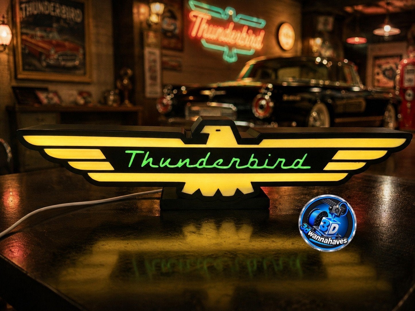 Prachtige Thunderbird lichtbak van ruim 40cm breed., Ophalen of Verzenden