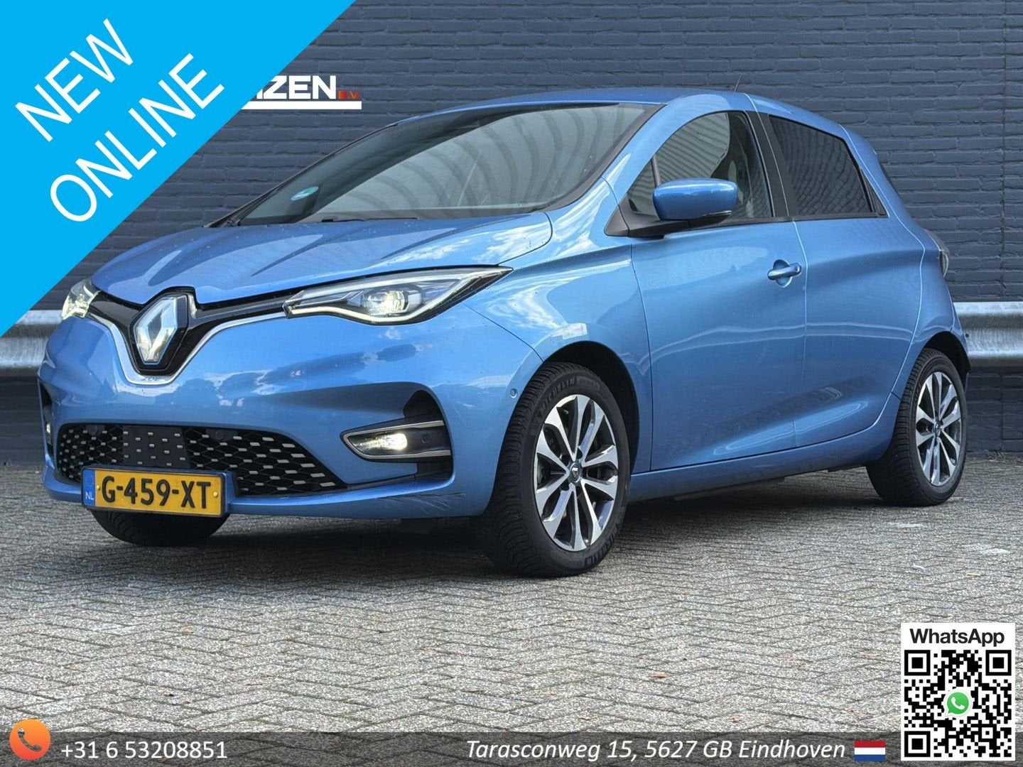 Renault ZOE R135 Intens 52 kWh (ex Accu) | Camera | Cruise |, Autos, Entreprise, Automatique, 385 km, ZOE