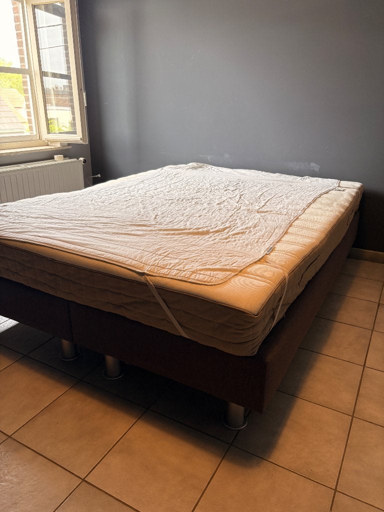 Boxspring 160x200, Enlèvement, Utilisé, Deux personnes, 200 cm