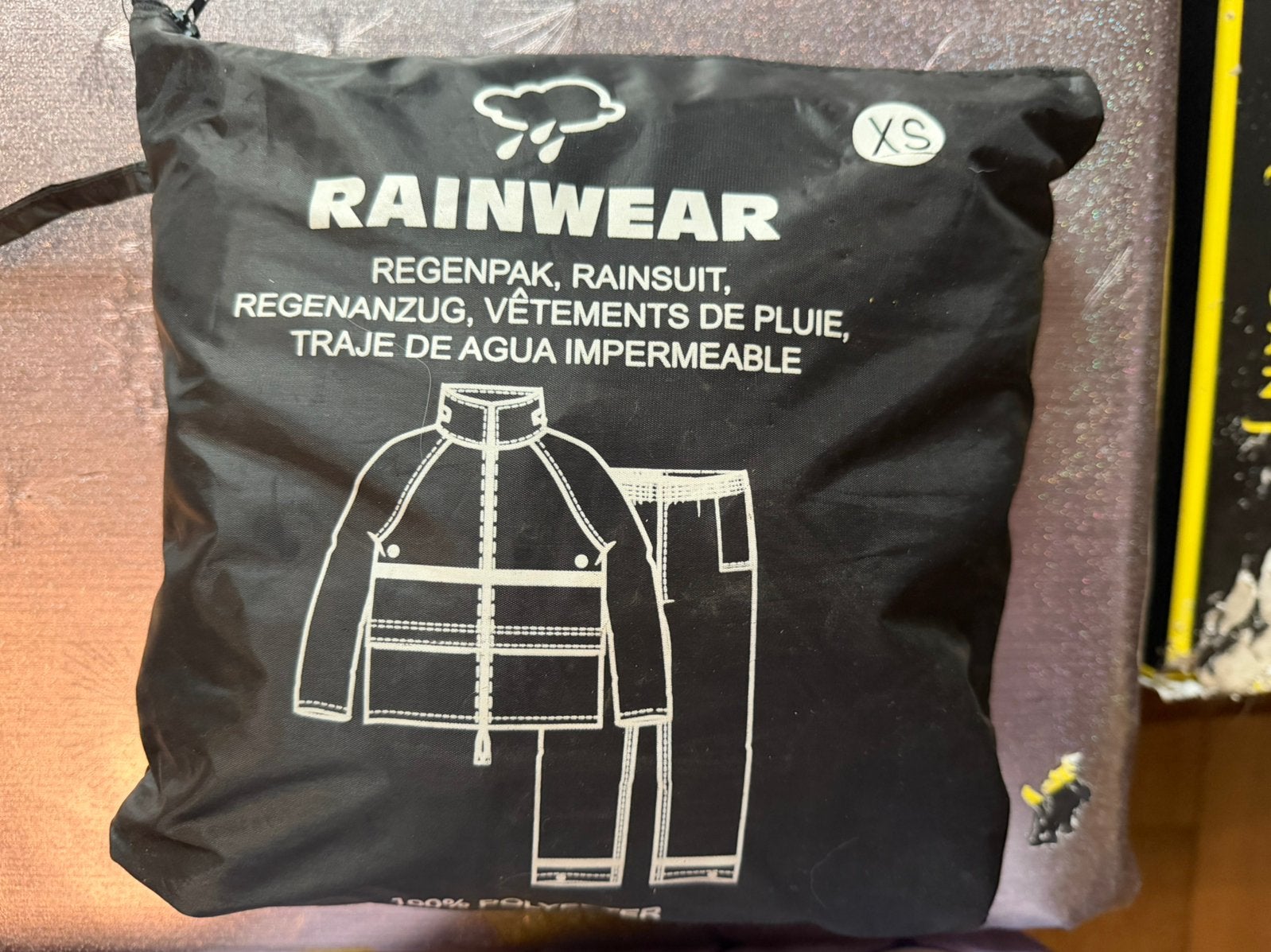 Regenpak mt xs, Ophalen of Verzenden, Zo goed als nieuw, Regenpak