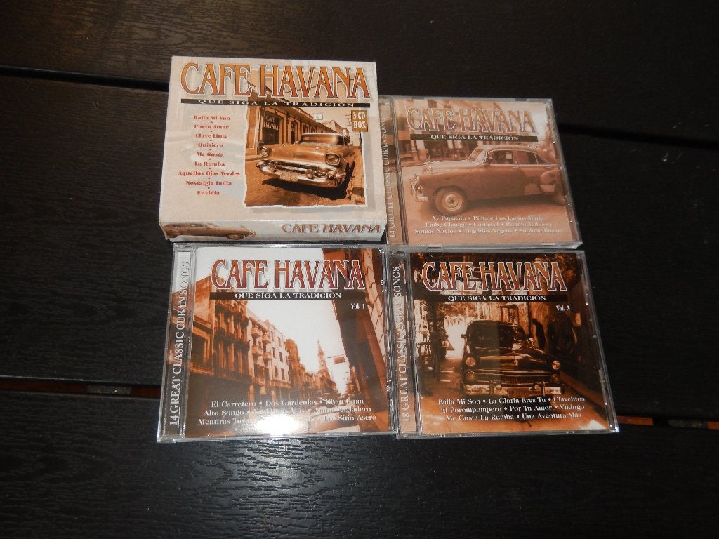 2 cdboxen: Cafe Havana en the Cuban (zgan), CD & DVD, CD | Musique du monde, Enlèvement ou Envoi, Comme neuf