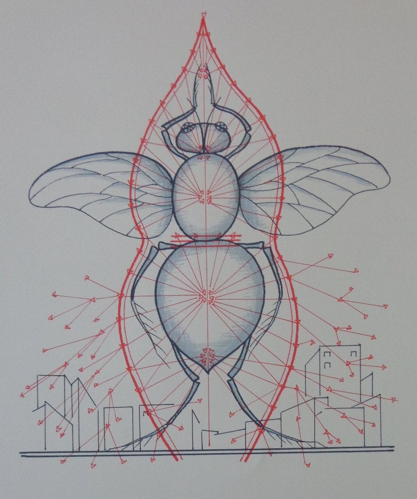 ILYA KABAKOV / UNTITLED / KLEURZEEFDRUK / 80x60cm / SIG, Antiquités & Art, Art | Lithographies & Sérigraphies, Signé, Enlèvement ou Envoi