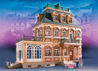 Playmobil Groot Victoriaans Poppenhuis +handleiding, Kinderen en Baby's, Speelgoed | Playmobil, Ophalen