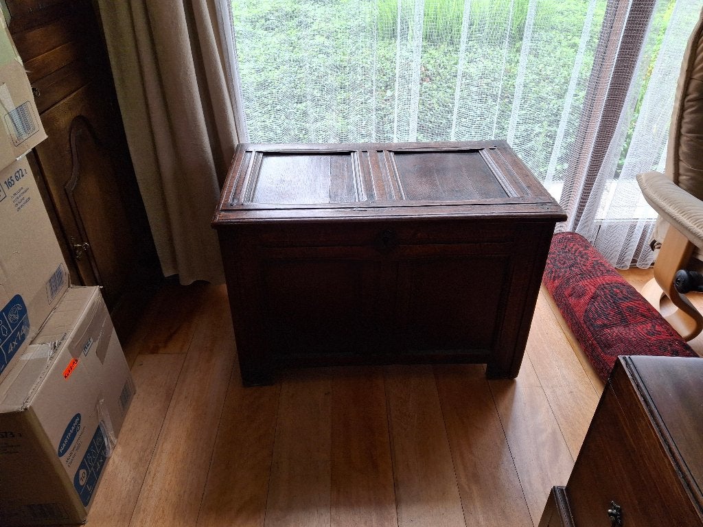 Kleine eiken kist, Huis en Inrichting, Woonaccessoires | Kisten, Ophalen, Gebruikt, Eikenhout