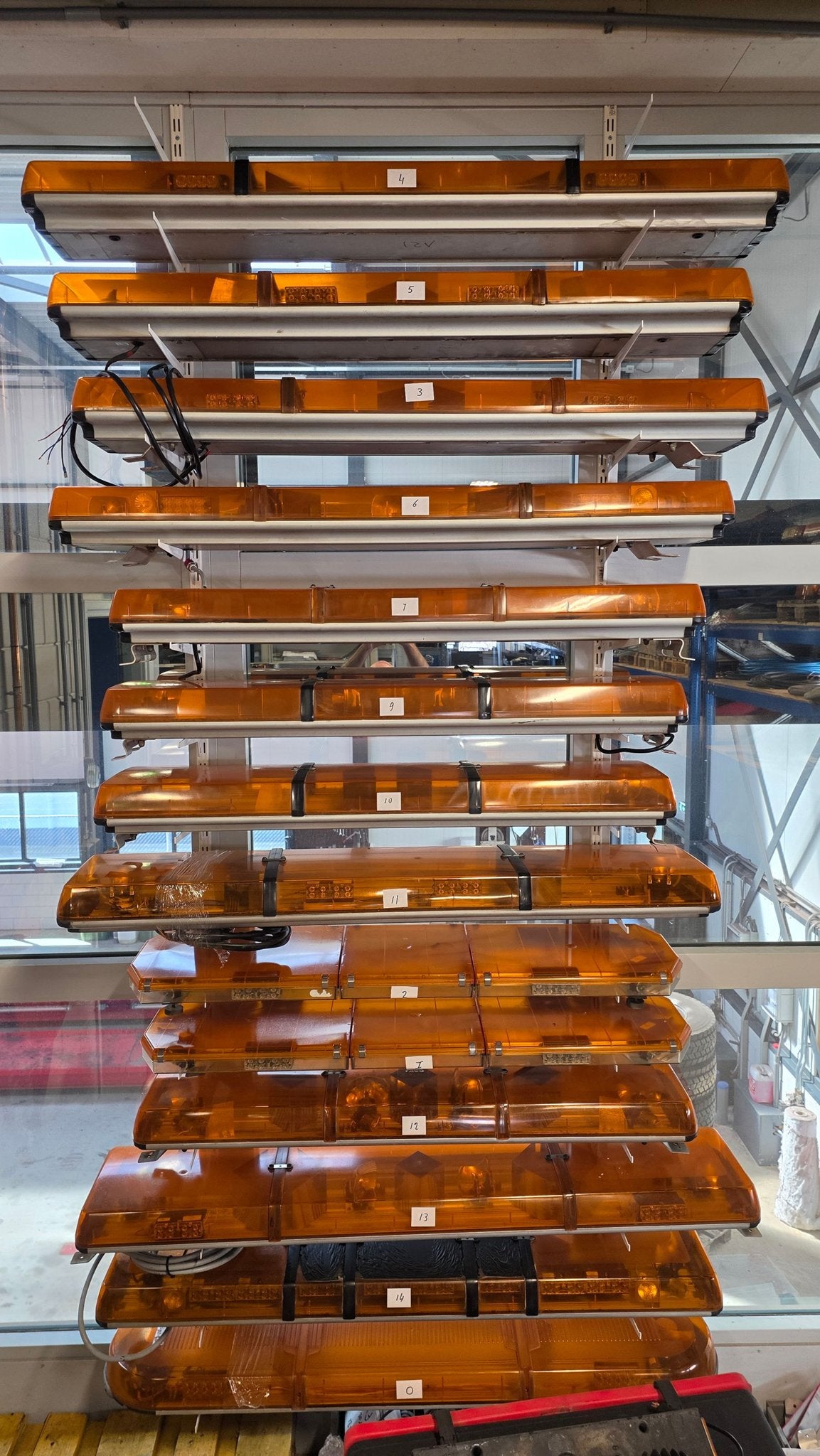 Partij 20x Oranje Zwaailicht / Lichtbalk – LED & Draaibalk, Gebruikt, -, -, Ophalen of Verzenden