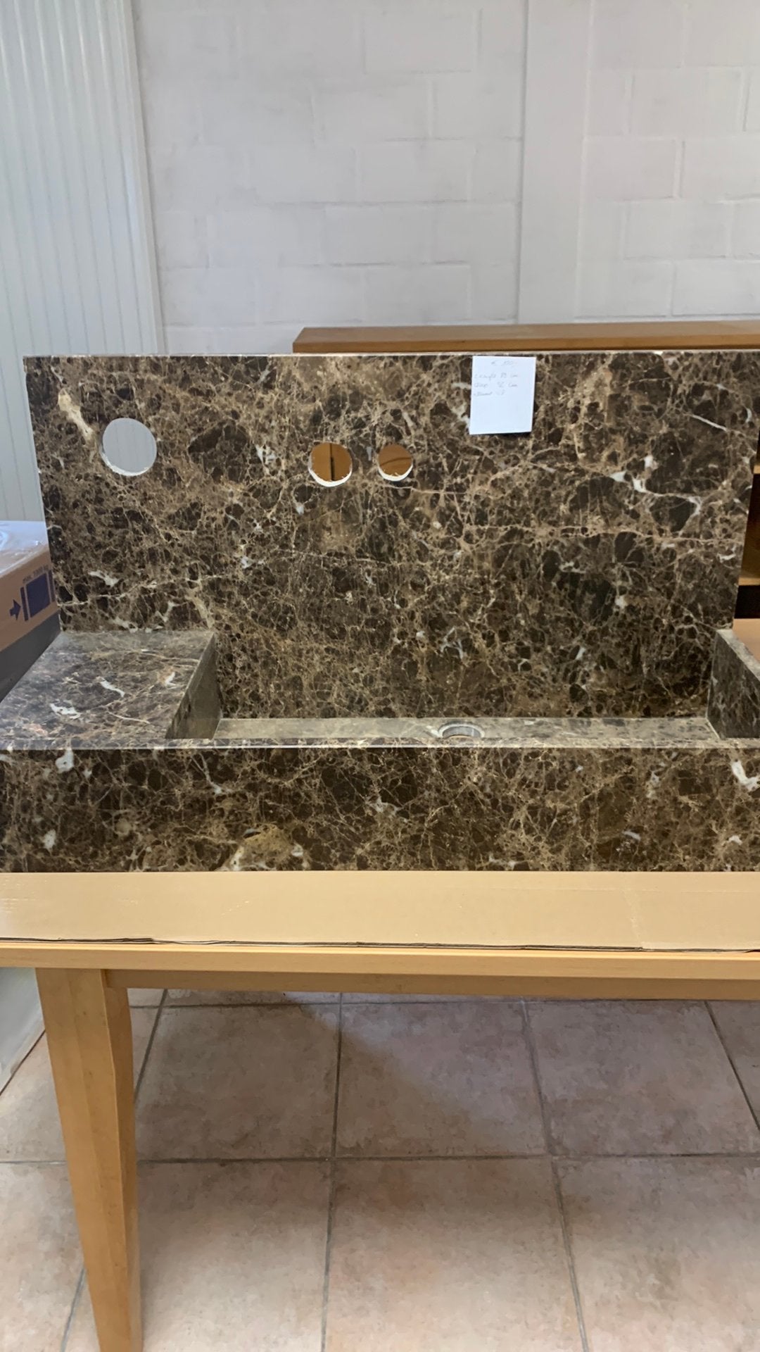 Natuursteen wastafel, Enlèvement, Lavabo