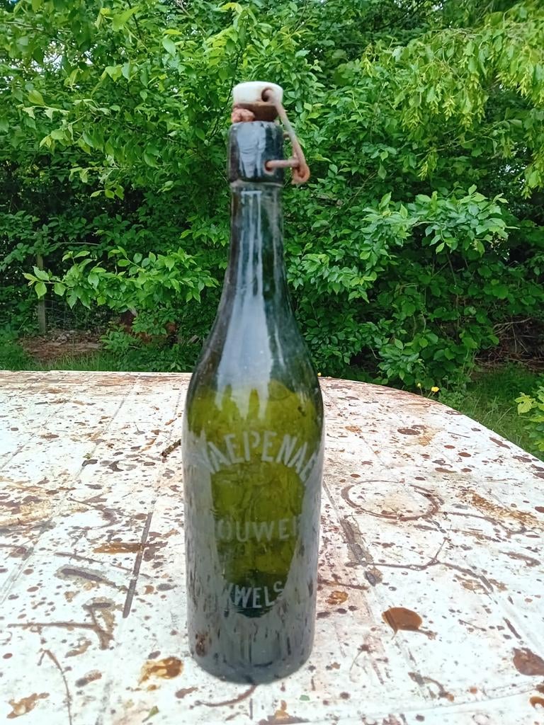 Oude vintage bierfles brouwerij Waepenaert Sint Pauwels, Ophalen of Verzenden