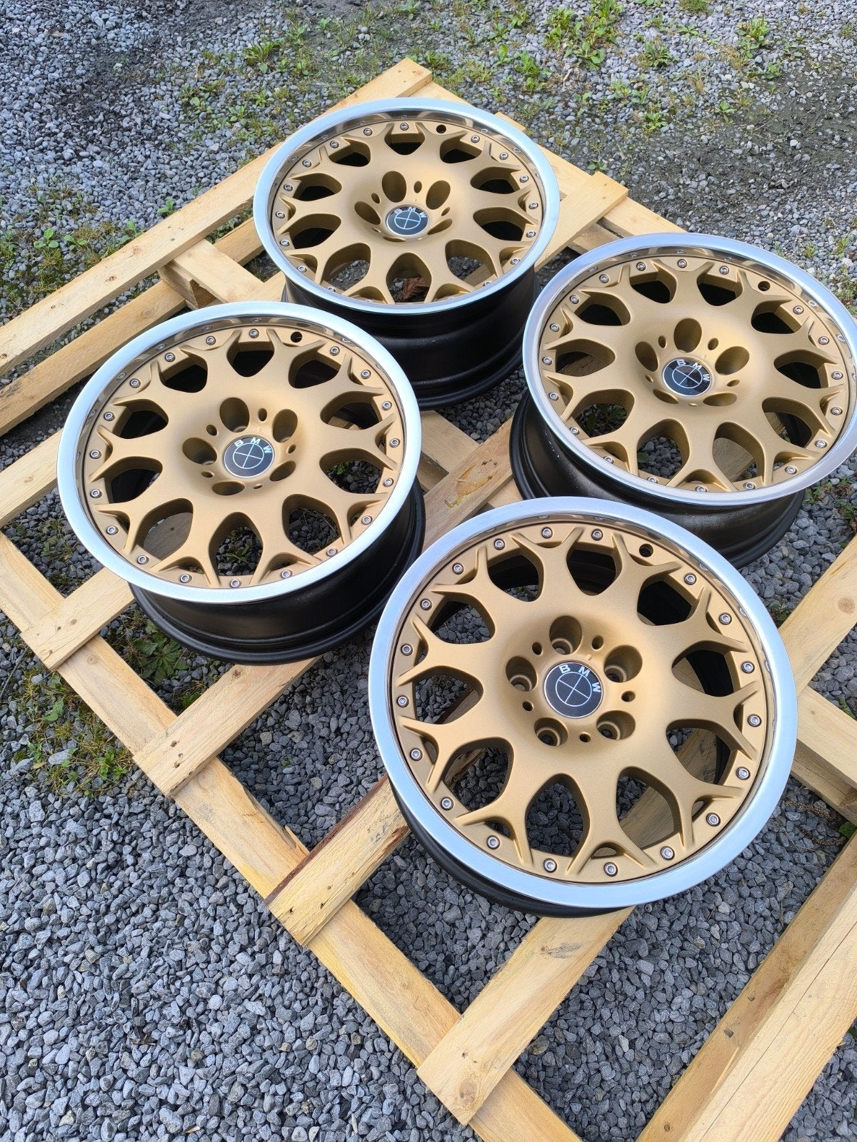 jantes rares bbs rs745 bmw 17p 5x120, Enlèvement