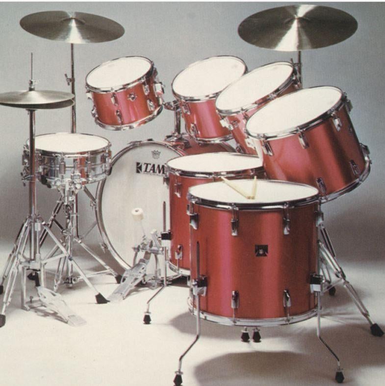 Tama Imperialstar 1978 met Kingbeat- "Stewart Compeland", Musique & Instruments, Batteries & Percussions, Enlèvement, Utilisé