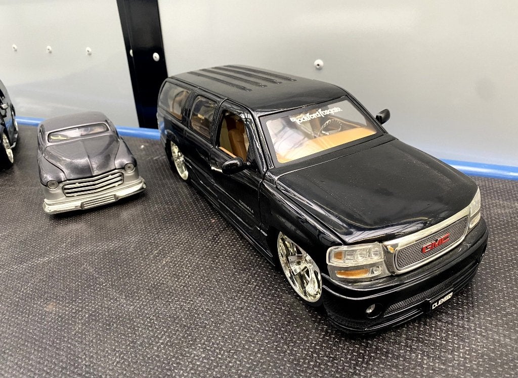 Lot 4 voitures US Customs 1/18 & 1/24 Jada DUB City, Enlèvement, Comme neuf, Voiture, Autres marques