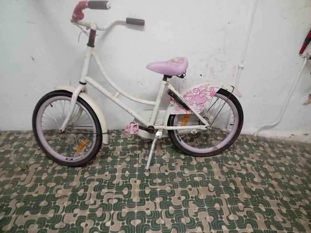 meisjesfiets, Ophalen, Gebruikt