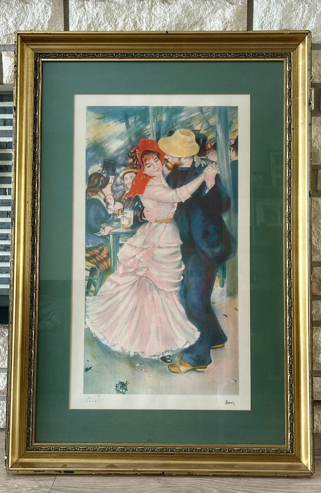 Litho dance à Bougival - Renoir, Antiek en Kunst, Genummerd, Ophalen