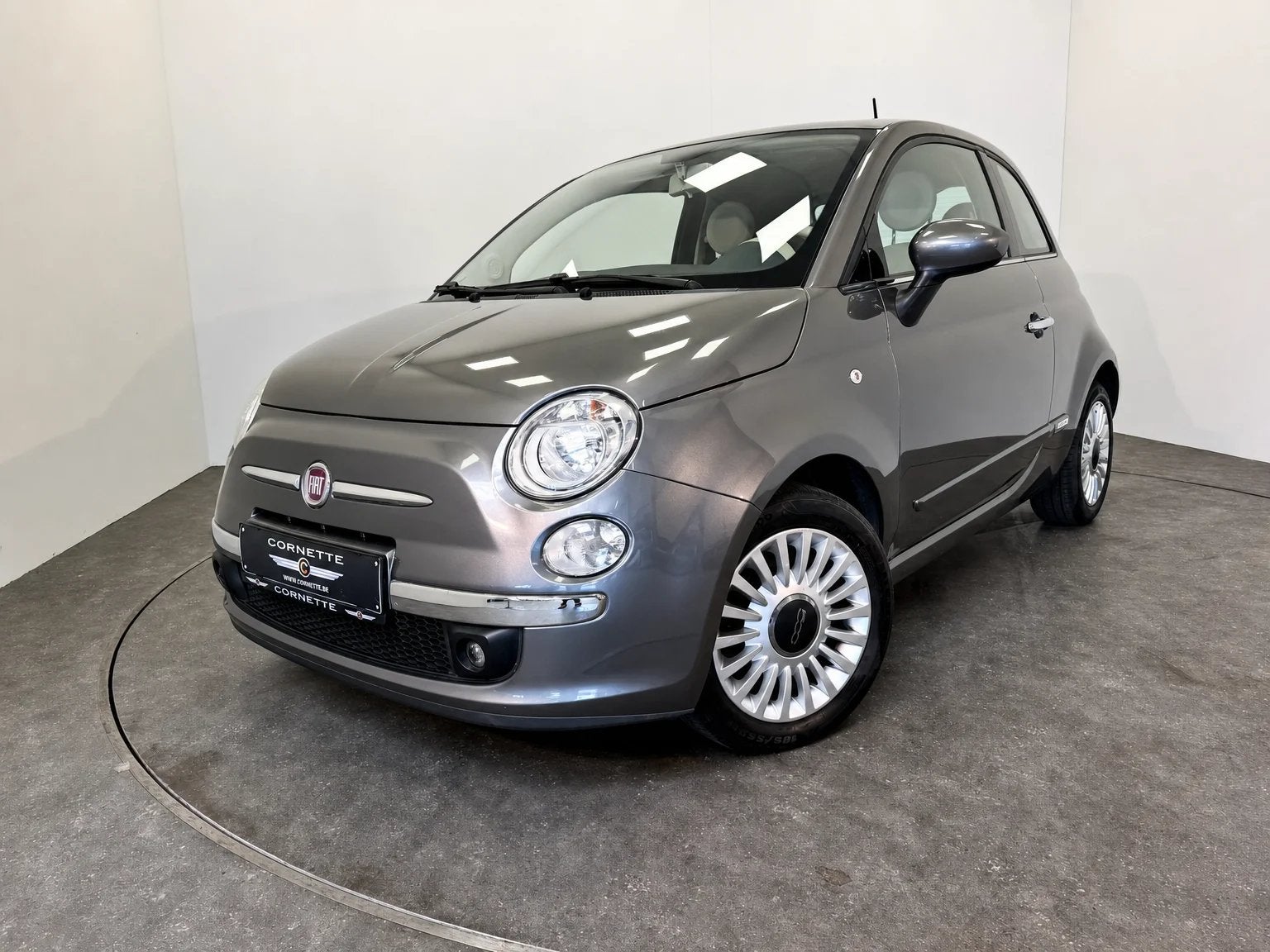 Fiat 500 1.2 Lounge - AUTOMAAT, Autos, Fiat, 1242 cm³, Argent ou Gris, Achat, Euro 6