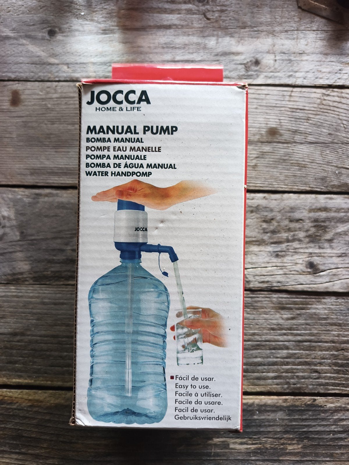 Pompe manuelle Jocca pour bouteilles de 3 L et 5 L - À peine, Enlèvement ou Envoi, Comme neuf, Synthétique